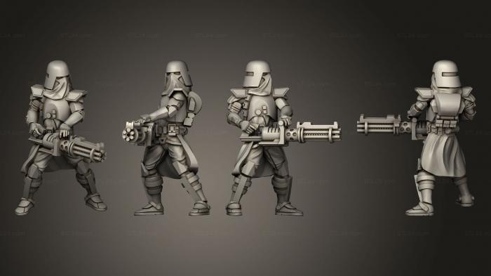 Military figurines (Galactic Marine ists 2, STKW_6552) 3D models for cnc