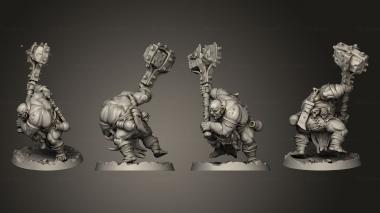 Military figurines gatekeeper ogre b 3d model