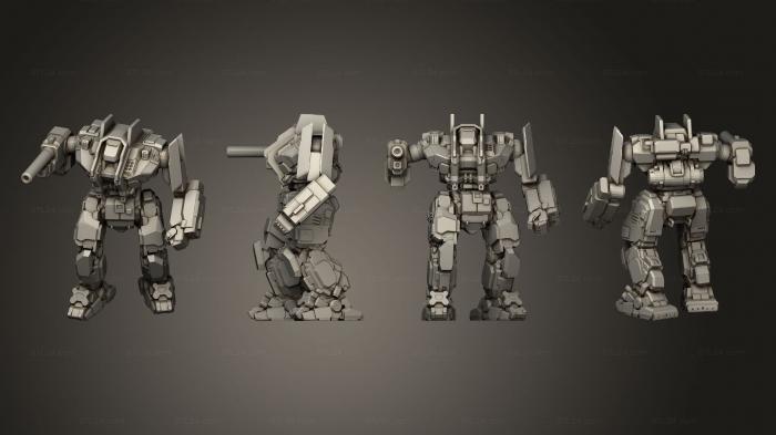 Military figurines (GDL PRIME 4, STKW_6597) 3D models for cnc