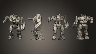 Military figurines GDL PRIME 4 3d model