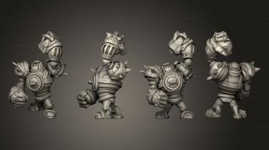 Military figurines Gear town Gate Golem Rock Large 3d model