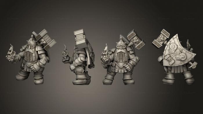 Gear town Steel Dwarf Blacksmith v 1 Большой