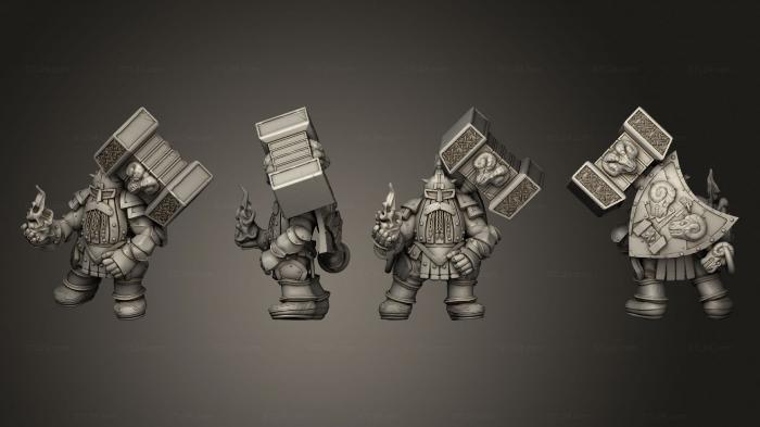 Gear town Steel Dwarf Blacksmith v 2 очень Большой