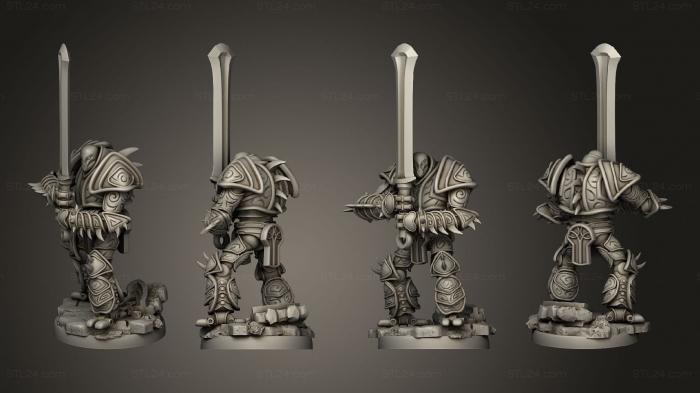 Military figurines (Gear town War Construct Juggernaut Sword, STKW_6611) 3D models for cnc