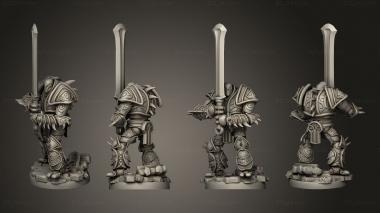 Military figurines Gear town War Construct Juggernaut Sword 3d model
