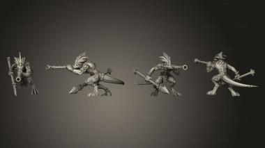 Military figurines Gecko Blowpipe  02 3d model