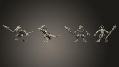 Military figurines Gecko Blowpipe  03 3d model