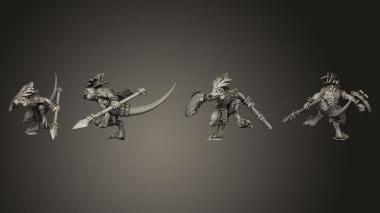 Military figurines Gecko Blowpipe  04 3d model