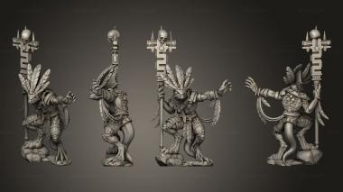 Military figurines Gecko Priest v 2 3d model