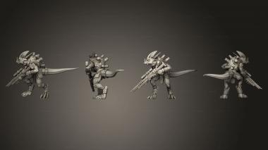 Military figurines Geckos 1 Sniper 3d model