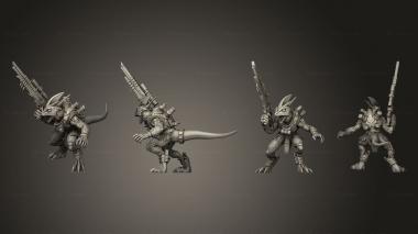 Military figurines Geckos 4 Sniper 1 3d model