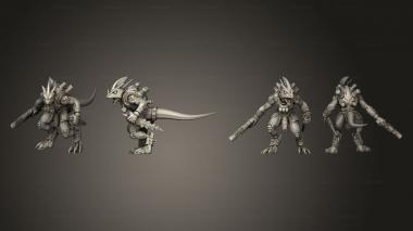 Military figurines Geckos agger 1 3d model