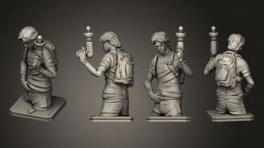 Military figurines Geek 3d model