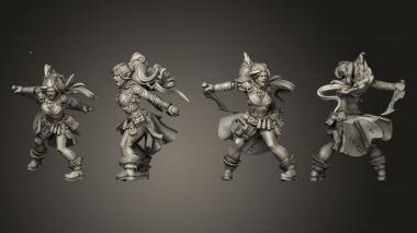Military figurines genasi artificer l open 003 3d model