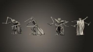 Military figurines General Grievous Action 4 Arms 3d model