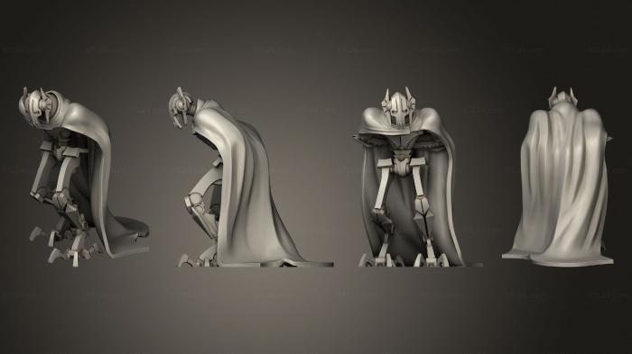 Military figurines (General Grievous Brooding, STKW_6656) 3D models for cnc