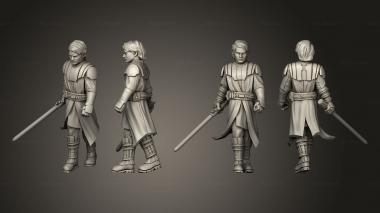 Military figurines General Skywalker Action 004 3d model