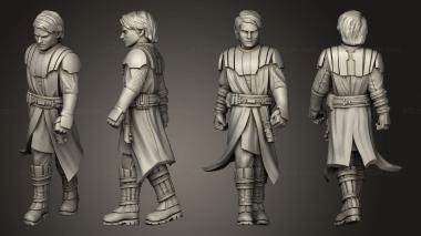 Military figurines General Skywalker Action 005 3d model