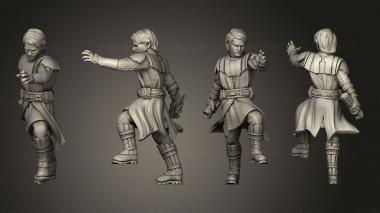 Military figurines General Skywalker Action 3d model