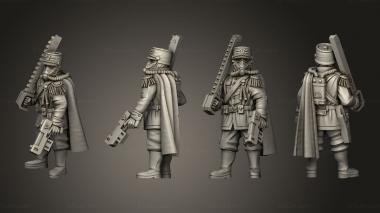 Military figurines General Waldemar 01 3d model