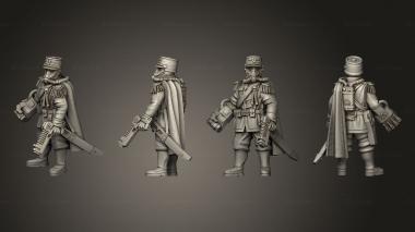 Military figurines General Waldemar 04 3d model