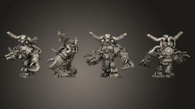 Military figurines ghazghkull 3d model
