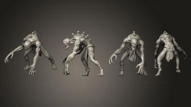 Military figurines Ghoul Spine 3d model