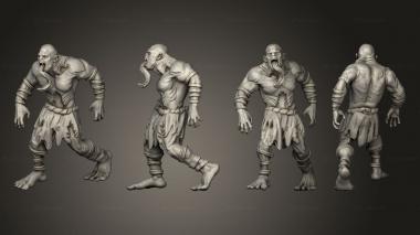 Military figurines Ghoul Tongue 3d model