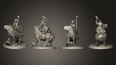 Military figurines Giant Space Capybara 3d model