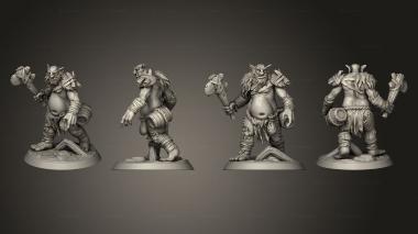 Military figurines Giant 01 3d model