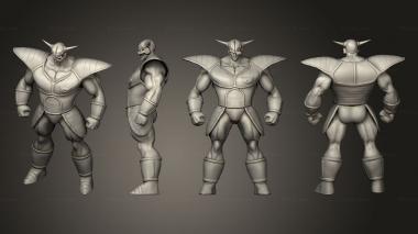 Military figurines Ginyu 3d model