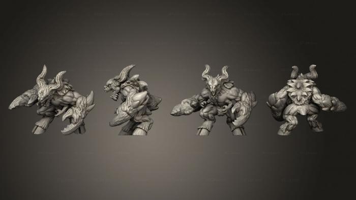 Military figurines (Glabrezu pose 1, STKW_6704) 3D models for cnc