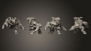 Military figurines Glabrezu pose 2 3d model