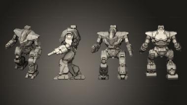 Military figurines GLT 3 N 6 3d model
