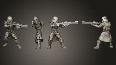 Military figurines GM Rifle 1 3d model