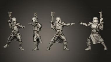 Military figurines GMNCO 1 3d model