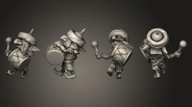 Military figurines Goblin E 3d model