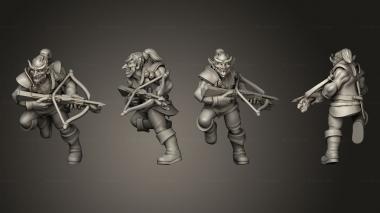 Military figurines Goblin Rogue Pose 2 3d model