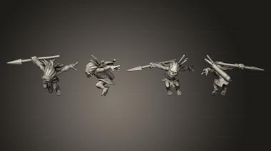Military figurines Goblin Scout v 2 3d model