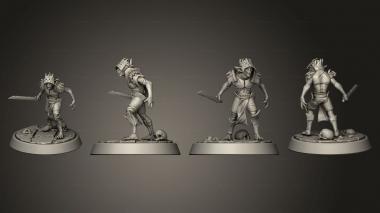 Military figurines Goblin Trouble Soldier 3d model