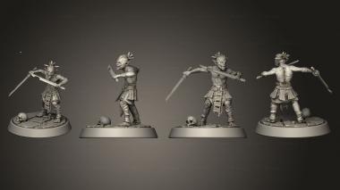 Military figurines Goblin Trouble Sword 3d model