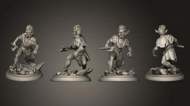 Military figurines Goblin Warrior V 2 3d model