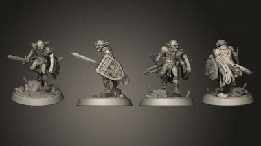 Military figurines Goblin Warrior 3d model