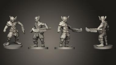 Military figurines Goblin 01 3d model