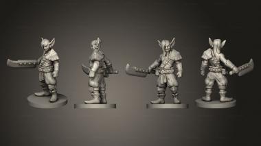 Military figurines Goblin 02 3d model