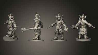 Military figurines Goblin 06 3d model
