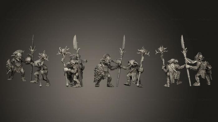 Military figurines (Goblins, STKW_6876) 3D models for cnc