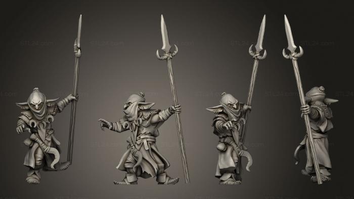 Military figurines (Gobo Bolthrower Crew 1, STKW_6877) 3D models for cnc
