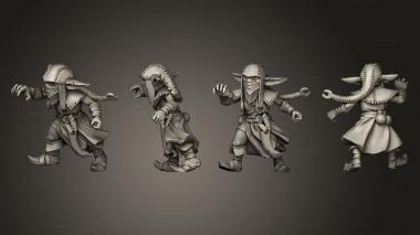 Military figurines Gobo Bolthrower Crew 2 3d model