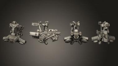 Military figurines Gold Hunter 3 3d model